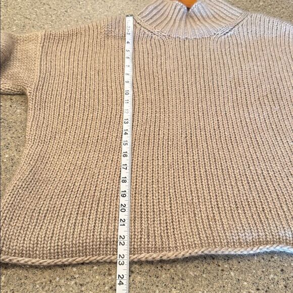 THE FISHER PROJECT EILEEN FISHER Silk, Mohair, Cashmere Blend Mock Neck Sweater - Picture 7 of 12